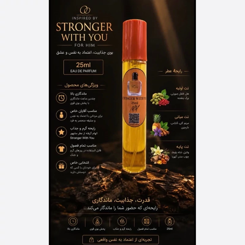 عطر جیبی آقایان stronger with you