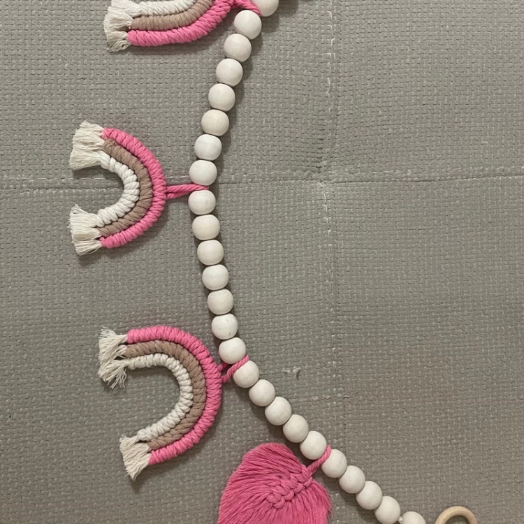 ست مکرومه بافی اتاق کودک(پس کرایه)