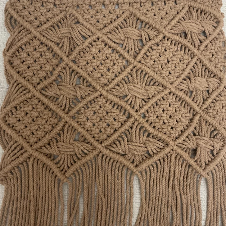 کوسن مکرومه نسکافه ایی